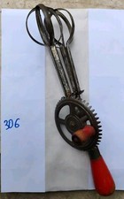 Sbattitore Frullino Frusta Cucina Manovella Legno Vintage anni60/70 TANDEM Rosso