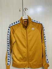 Giacca  Kappa Vintage Unisexs  222 BANDA ANNISTON SLIMYELLOW OCHRE-WHITE