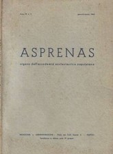 Asprenas n. 1 Anno 1964. 