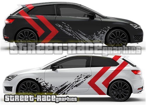 Adesivi grafici seat leon - adesivi,
