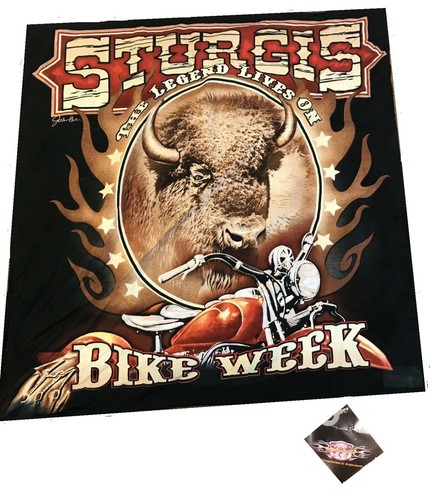 Sturgis bike week - bike, bandana