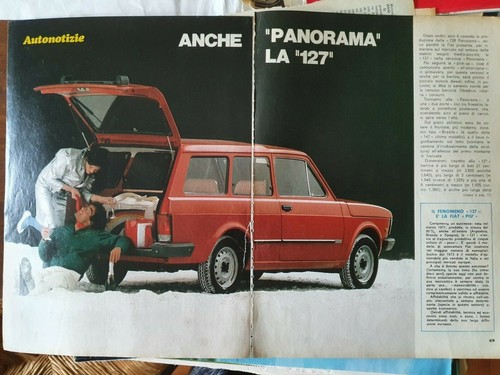 Fiat 127 panorama pubblicita - fiat,