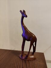 Giraffa in Legno intagliato a mano