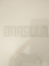 KIT numero 3 nameset per maglia calcio Inter 2019/2020 home BARELLA Nuovo Camise