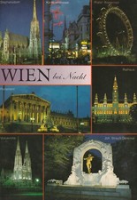 C2 - Cp CartolinaAustria Vienna Notturno Vedutine - Fg Vg 
