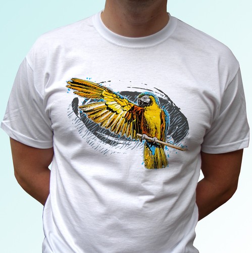 Shirt pappagallo maglietta - t-shirt,