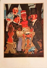 Franz Borghese  Litografia a colori Senza Titolo