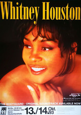 WHITNEY HOUSTON 1993 BERLIN - orig. Concert Poster - Konzert Plakat - A1 - YY