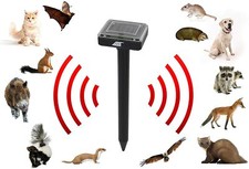 2 SCACCIATALPE ULTRASUONI 300 MQ  SCACCIA ANTI TALPE REPELLENTE RODITORI SOLARE