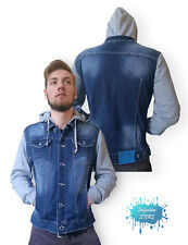 Giacca giubbino uomo jeans e felpina SEX & JEANS SJ113 tg. L - 48