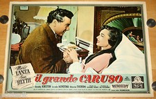 fotobusta film IL GRANDE THE GREAT CARUSO Mario Lanza Ann Blyth 1952