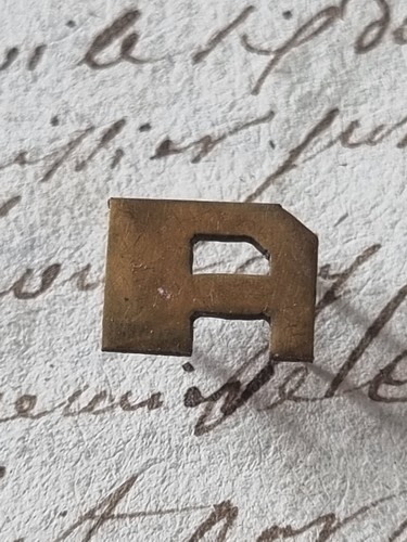 Monogramma lettere ottone - lettere,