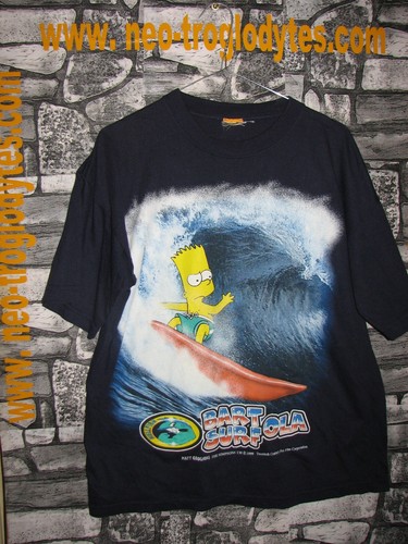 Vintage bart simpsons - surf, ola