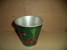 - SCATOLA DI LATTA METALLO SECCHIELLO CARAMELLE SAN GIACOMO GENOVA - ANNI 50/60