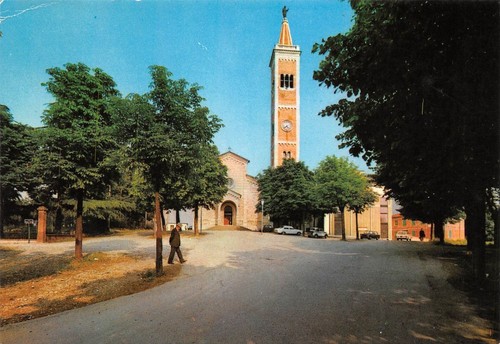 Cartolina collecchio chiesa - collecchio,