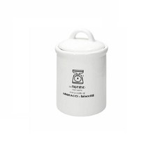 Biscottiera moderna bianca con