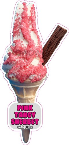 Adesivo furgone gelato rosa