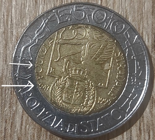 Moneta rara 500 lire - moneta,