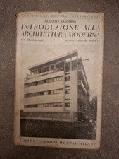 HOEPLI SARTORIS INTRODUZIONE ALLA ARCHITETTURA MODERNA 1944 2A EDIZIONE RIVEDUTA