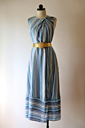 Abito lungo milly blu - milly, nautico