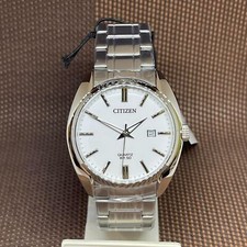 Orologio casual da uomo Citizen BI5100-58A bianco analogico semplice ed...