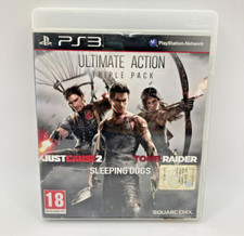 Ultimate Action Triple Pack PS3 Sony Playstation 3 PAL ITA gioco usato COMPLETO