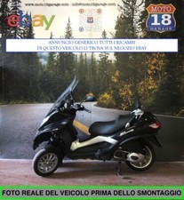 Sono Disponibili Ricambi scooter usati forcella fanale Piaggio MP3 300 2010 2011