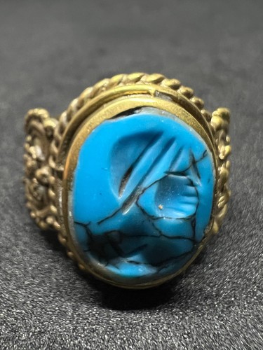 Raro antico anello - , bronzo
