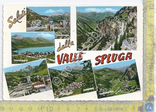 Cartolina valle spluga gruss - spluga,