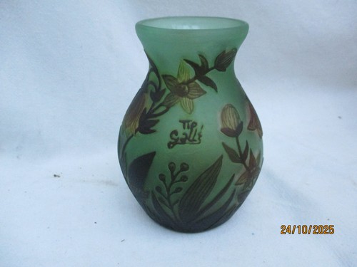 Vase signé galle tip - signé,