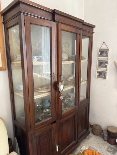 Vetrina cristalliera legno - vetrina,