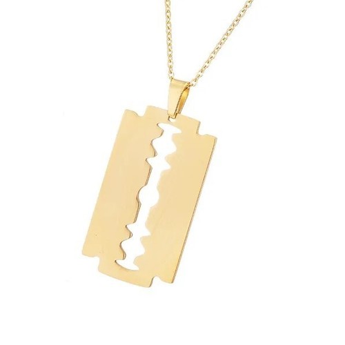 Collana con ciondolo lama