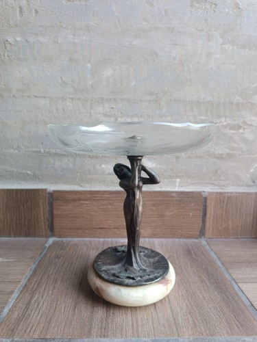 Antica alzata art deco bronzo - antica,