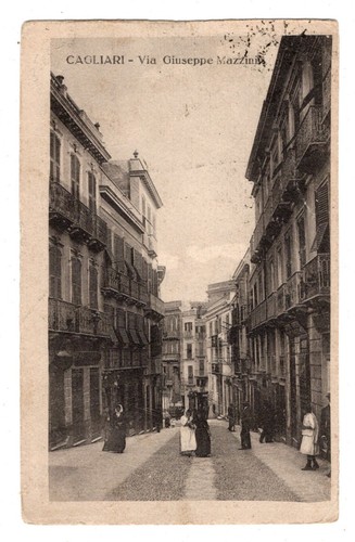 C001106 cartolina cagliari - ,