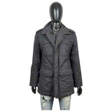 Fay Cappotto Uomo Taglia L Invernale Parka Grigio