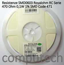 Pezzi resistenze smd - 25, 470