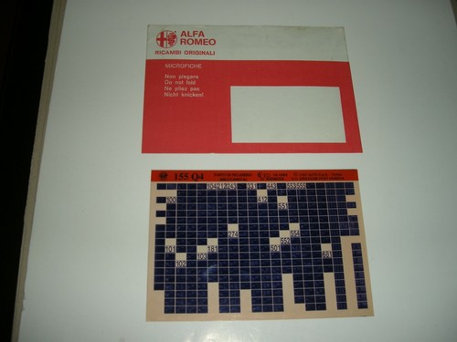 Alfa romeo microfische - romeo,