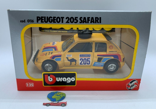 Bburago peugeot 205 safari - bburago,