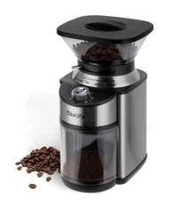 Sboly Macinacaffè elettrico a bava, 18 impostazioni macinacaffè, nero，801