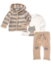 Mayoral 3Pc Newborn Set Beige