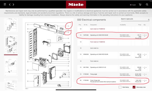 Miele 11879180 unità - miele,