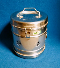 1052- Cestello rotondo drum sterilizzazione acciaio inox x autoclave. 16,5x19⭐