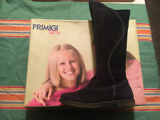 STIVALI CAMOSCIO BLU  - TG. 34