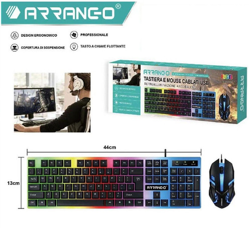 Kit tastiera mouse con - e,