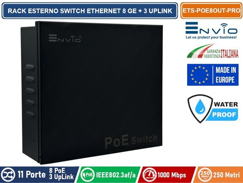 Rack esterno con - con, switch