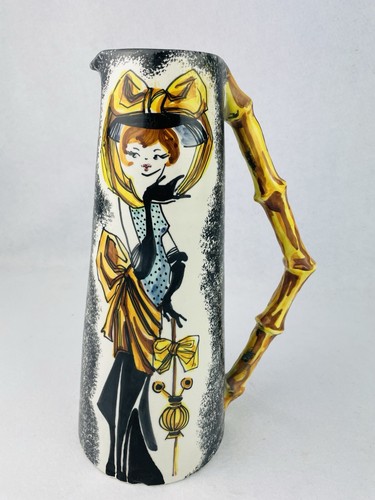 Ceramic vase vintage 50s - ceramic,