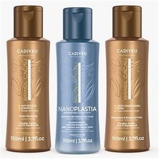 CADIVEU BRASIL CACAU MINI KIT NANOPLASTIA 3 X 110 ML EFETTO LISCIO SUPREMO