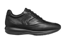 GEOX RESPIRA HAPPY U4562A A/I scarpe uomo sneaker pelle camoscio casual stringhe
