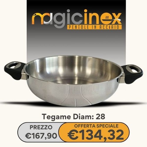 Pentola acciaio inox tegame - pentola,
