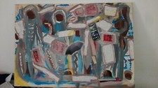 Quadro moderno dipinto a mano